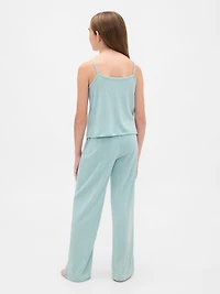 Kids Recycled Pointelle Tank PJ Set