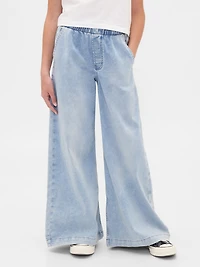 Kids Low Rise Knit Easy Baggy Jeans