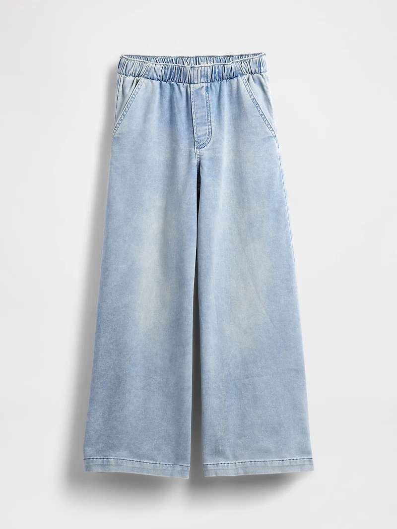 Kids Low Rise Knit Easy Baggy Jeans