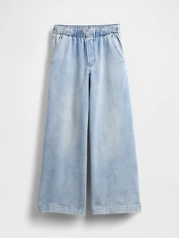 Kids Low Rise Knit Easy Baggy Jeans