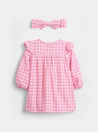 Baby Gingham Dress Set