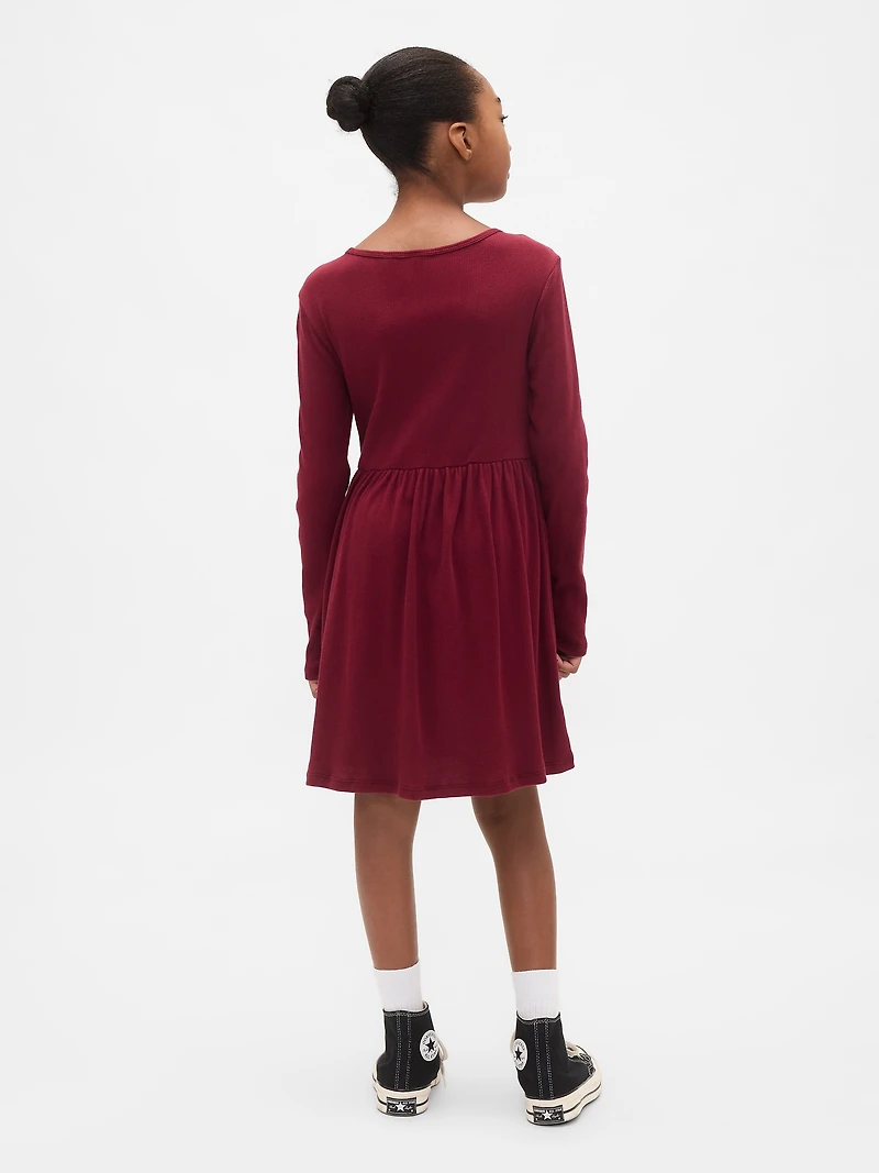 Kids Square-Neck Dress