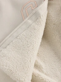 Kids Sherpa-Lined Graphic Logo Hoodie