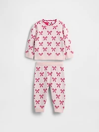 Baby Bow Sweater Outfit Set