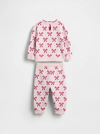Baby Bow Sweater Outfit Set
