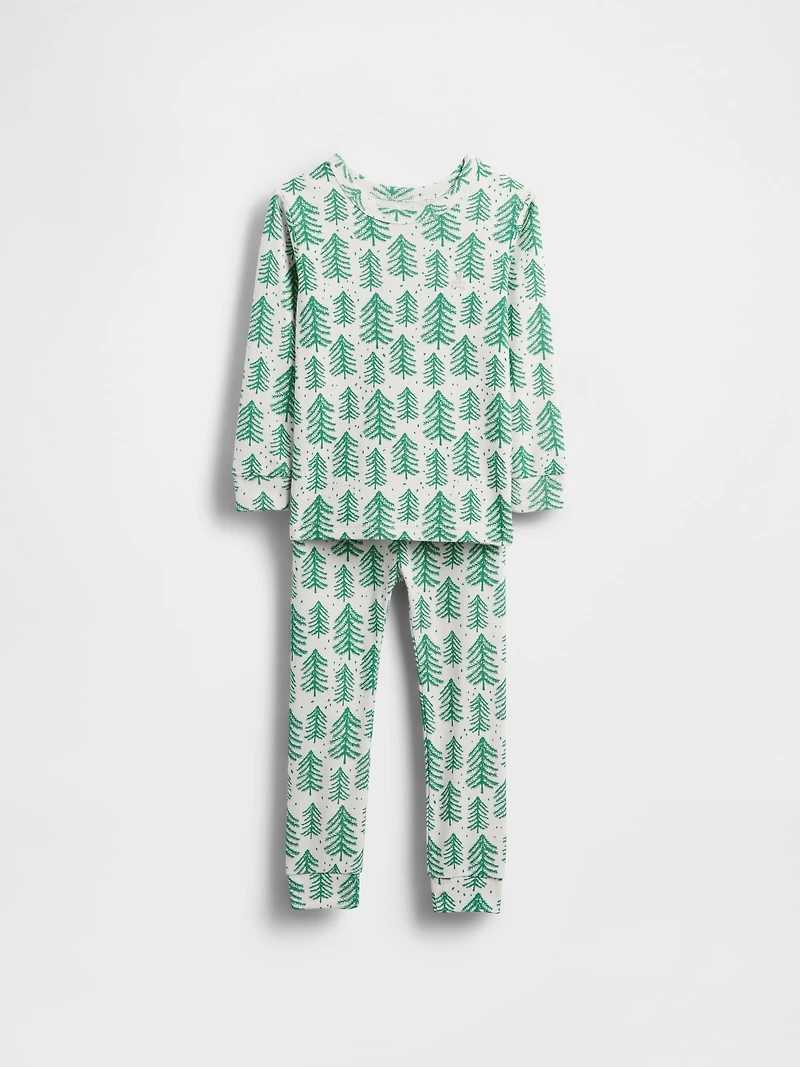 Baby & Toddler Organic Brushed Cotton Holiday PJ Set
