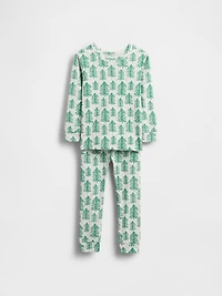 Baby & Toddler Organic Brushed Cotton Holiday PJ Set