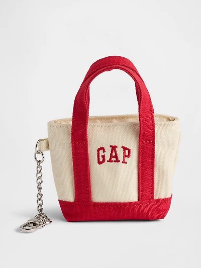 Logo Tote Keychain Charm