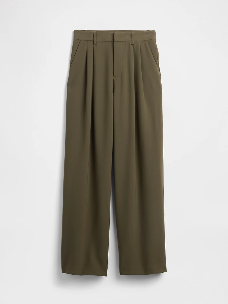 Curvy 365 High Rise Pleated Trousers