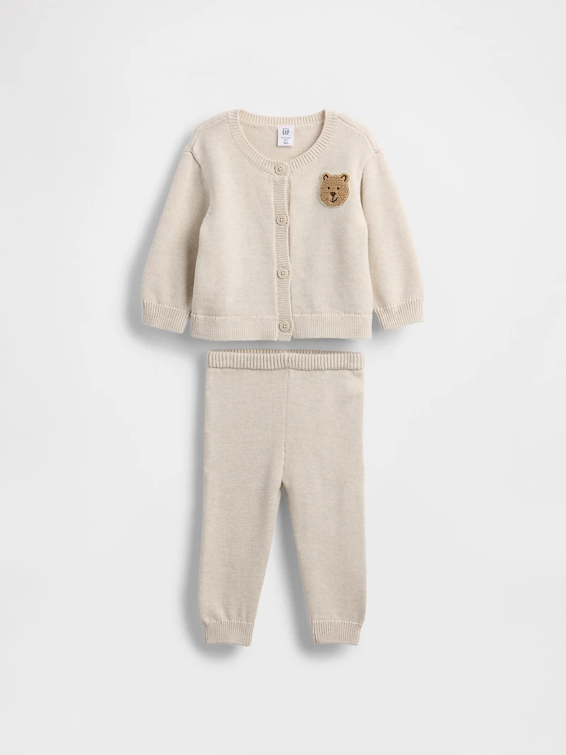 Baby Brannan Bear Cardigan Sweater Set