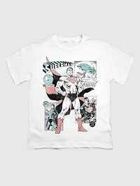 Kids Superman Comic Panels Graphic T-Shirt