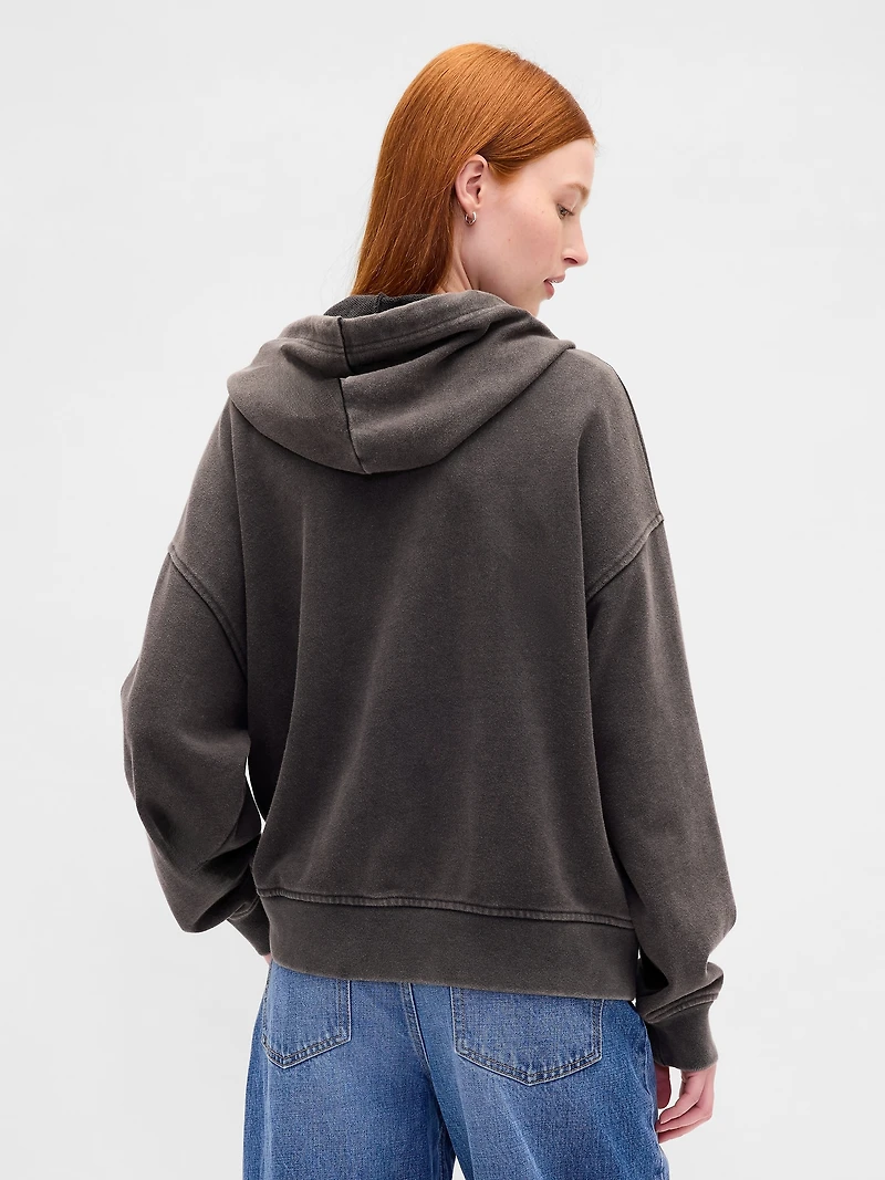 Heavyweight French Terry Oversized Zip Hoodie