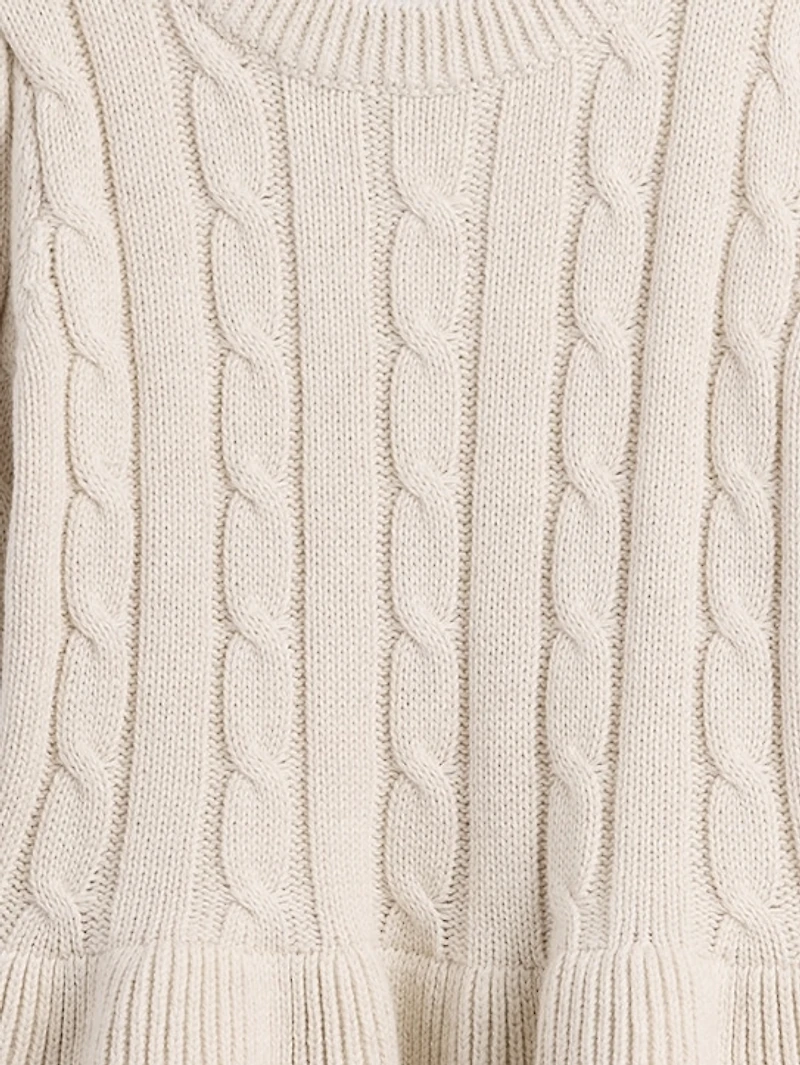 Baby & Toddler Cable-Knit Sweater Set