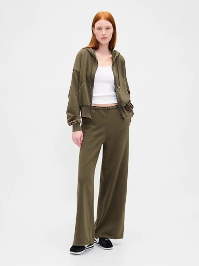 VintageSoft Baggy Wide-Leg Sweatpants