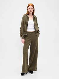 VintageSoft Baggy Wide-Leg Sweatpants