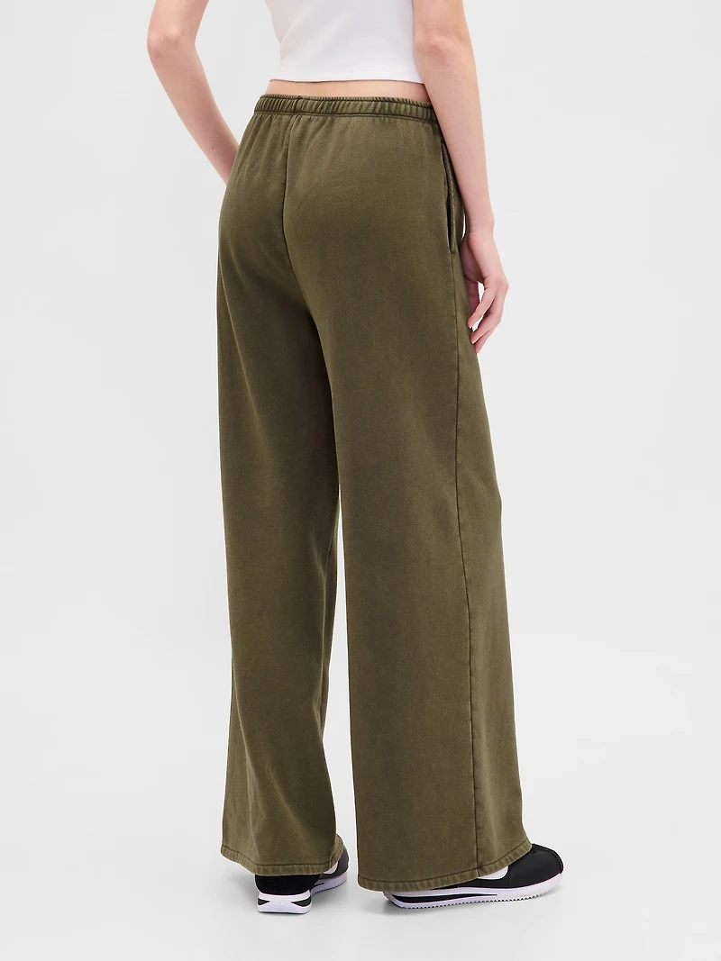 VintageSoft Baggy Wide-Leg Sweatpants