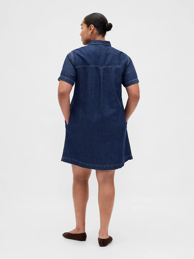 UltraSoft Denim Mini Dress