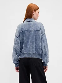 VintageSoft Relaxed Icon Sweatshirt Jacket