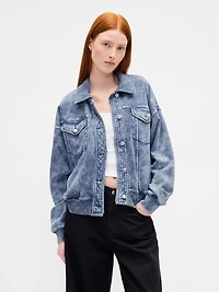 VintageSoft Relaxed Icon Sweatshirt Jacket