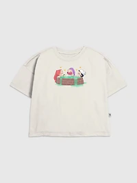 Kids K-Pop Demon Hunters Chibi Huntrix Graphic T-Shirt
