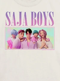 Kids K-Pop Demon Hunters Saja Boys Graphic T-Shirt