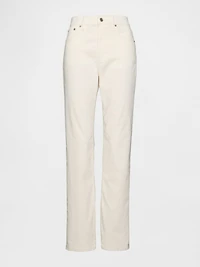 High Rise Corduroy '90s Slim Straight Pants