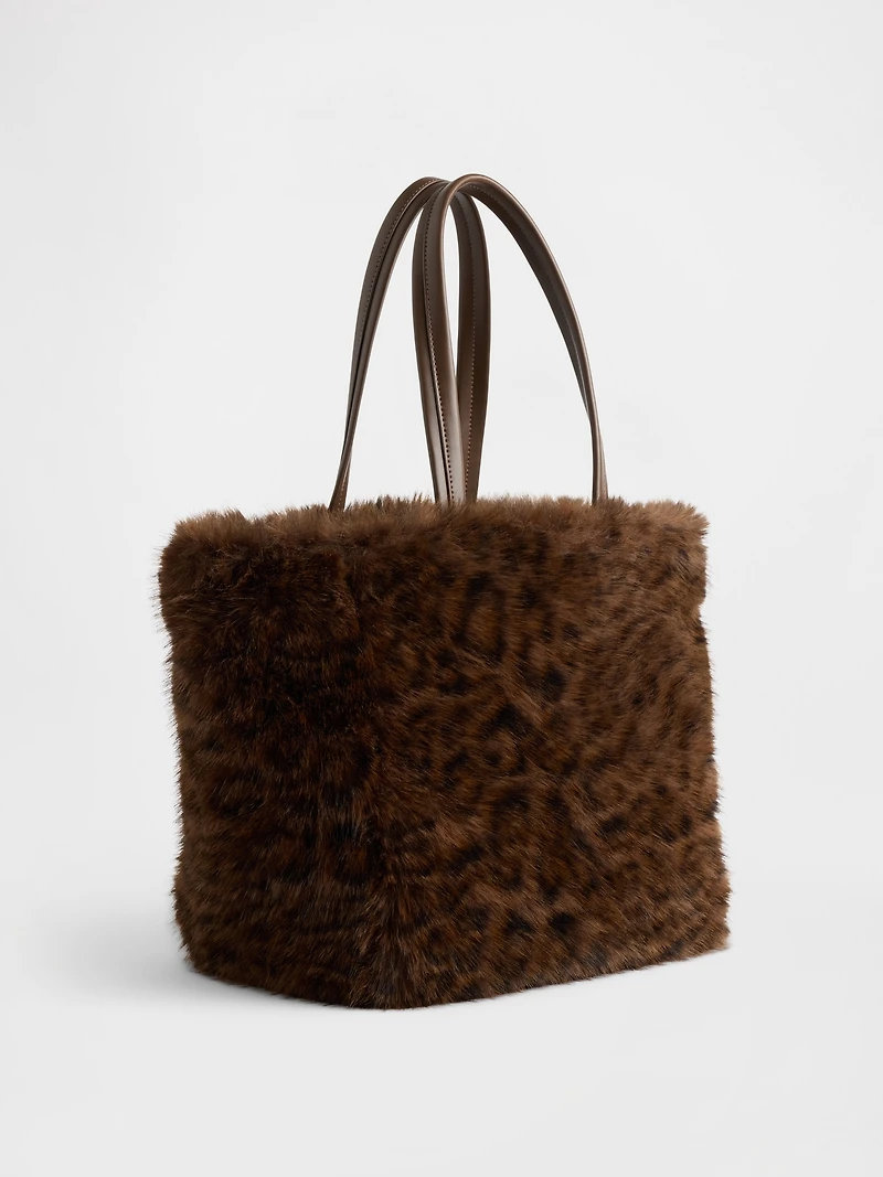 Faux Fur Tote Bag