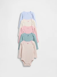 Baby First Favorites Waffle Bodysuit (5-Pack)