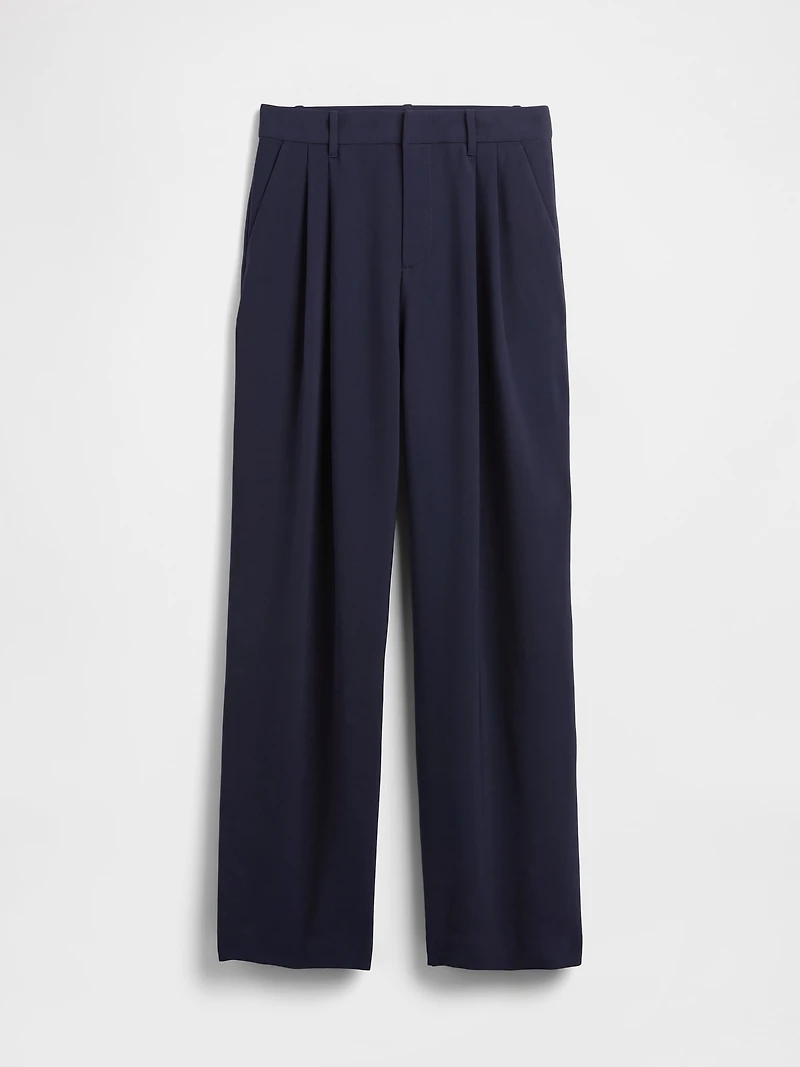 Curvy 365 High Rise Pleated Trousers