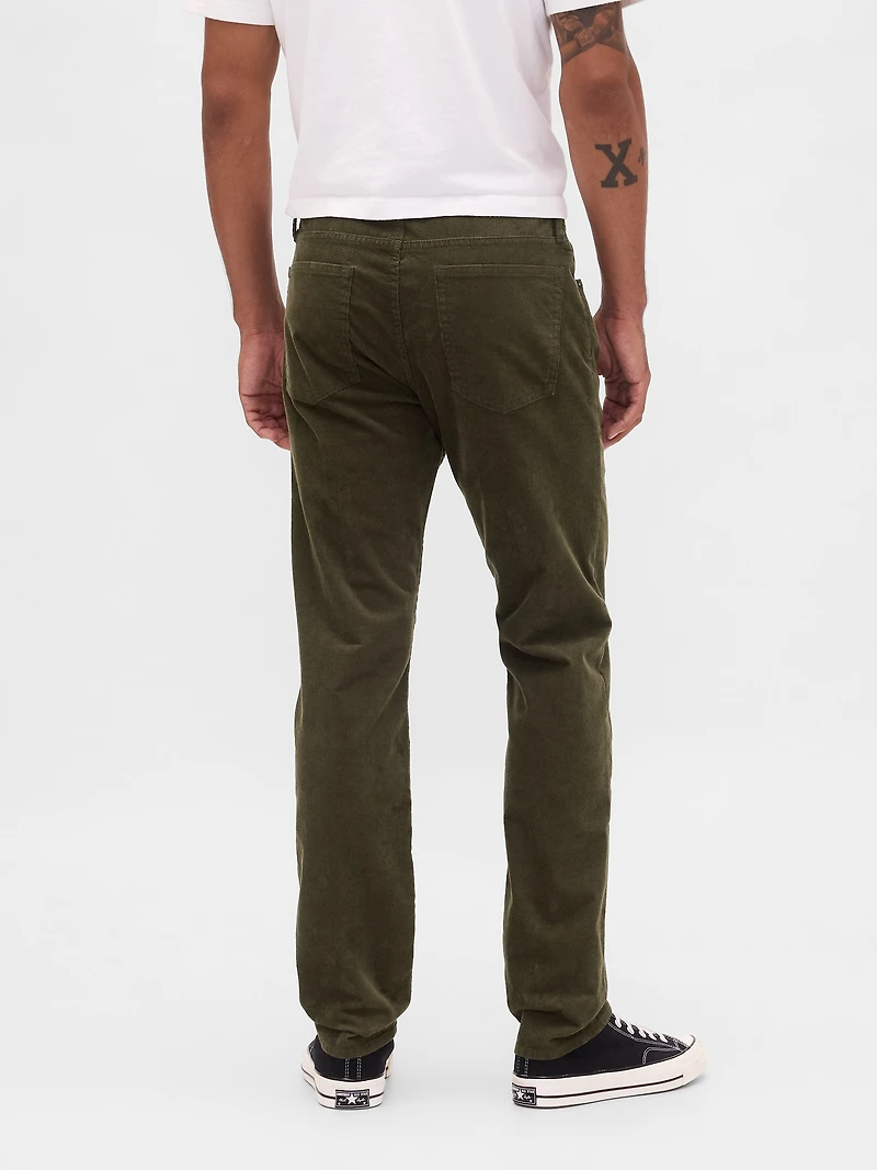 Corduroy Straight Pants