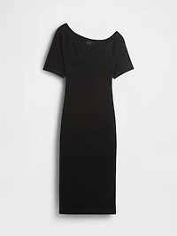 GapStudio Jersey Off-Shoulder Midi Dress