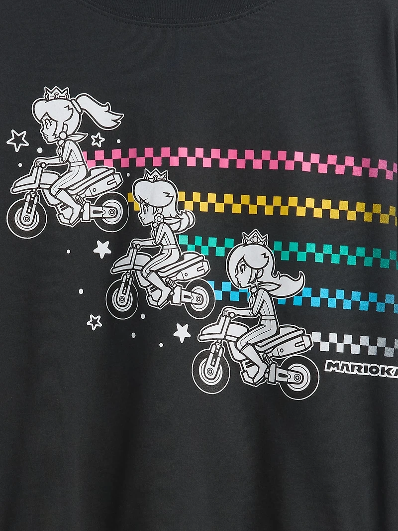 Kids Super Mario Oversized Graphic T-Shirt