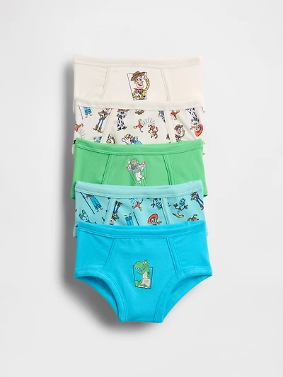 Gap × Disney Toddler Organic Stretch Cotton Briefs (5-Pack)