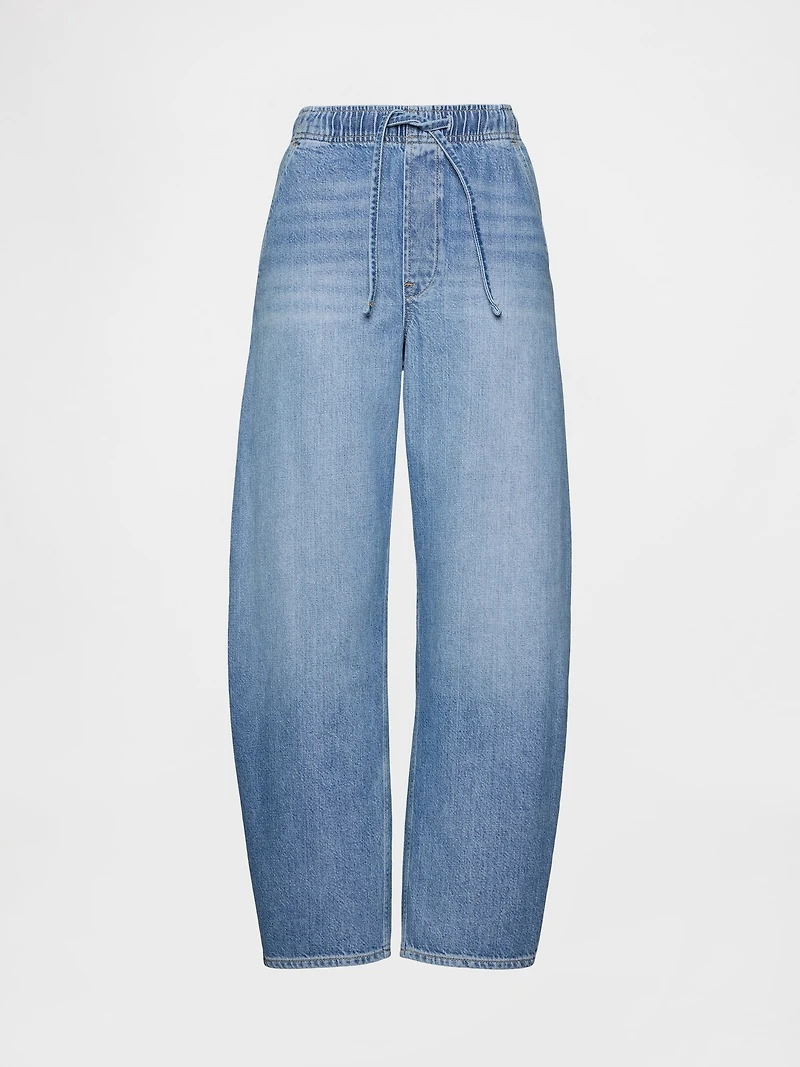 High Rise UltraSoft Barrel Jeans