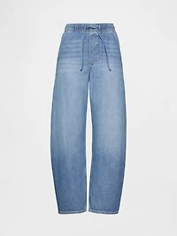 High Rise UltraSoft Barrel Jeans