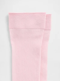 Sheer Rib Knee-High Socks