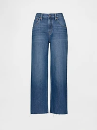 Low Slung UltraSoft Relaxed Crop Jeans