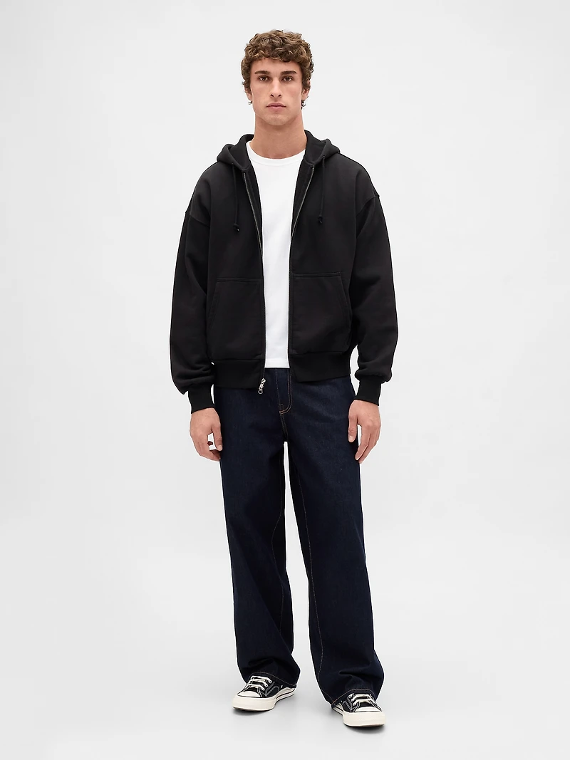 Extra Heavyweight French Terry Zip Hoodie