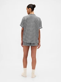 Adult Softest Flannel PJ Short Set