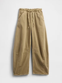 Mid Rise Twill Easy Horseshoe Pants
