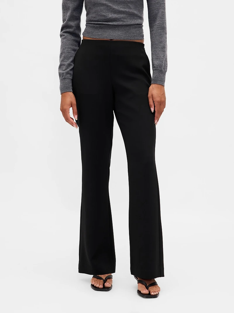 Low Rise Twill Flare Pants