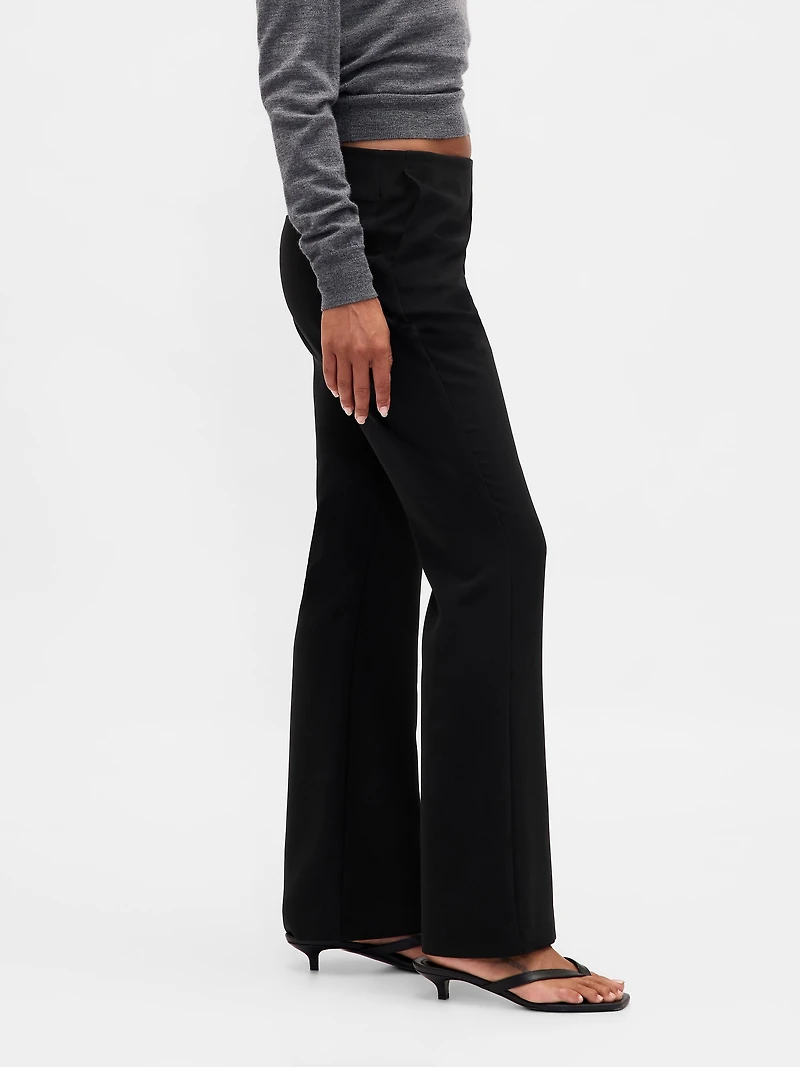 Low Rise Twill Flare Pants