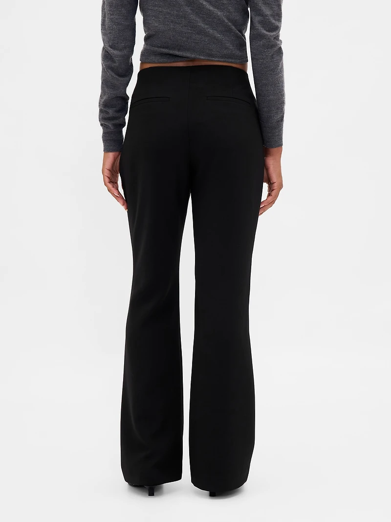 Low Rise Twill Flare Pants