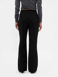Low Rise Twill Flare Pants