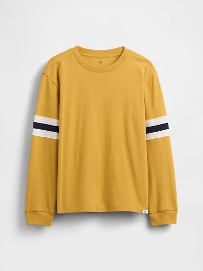 Kids Relaxed Varsity Stripe T-Shirt