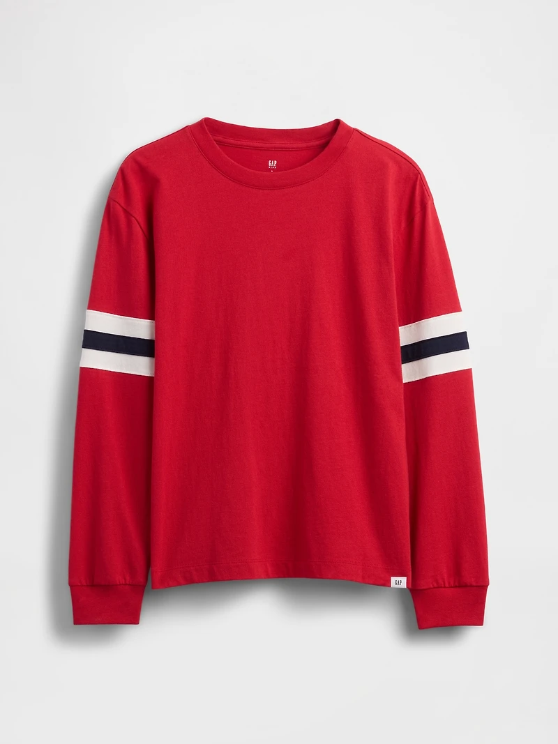 Kids Relaxed Varsity Stripe T-Shirt