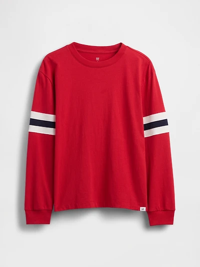 Kids Relaxed Varsity Stripe T-Shirt