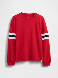 Kids Relaxed Varsity Stripe T-Shirt