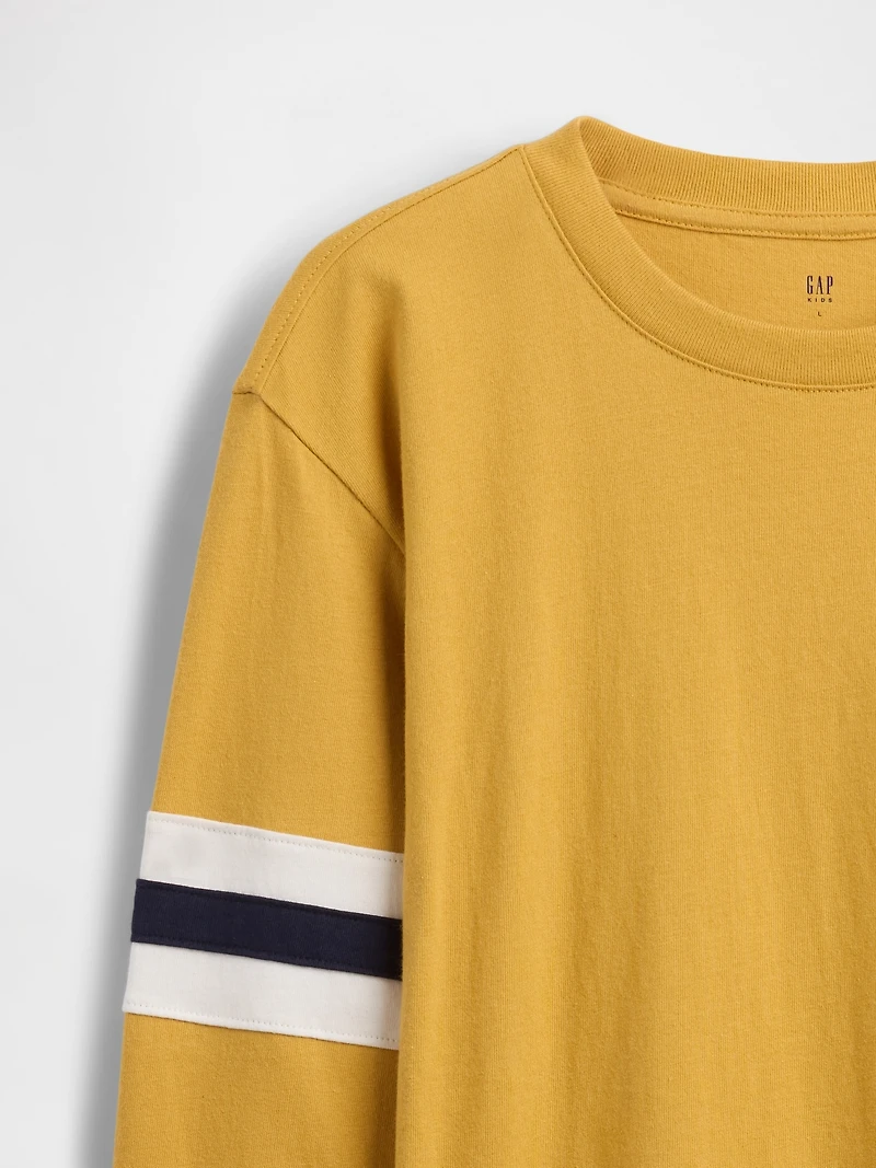 Kids Relaxed Varsity Stripe T-Shirt