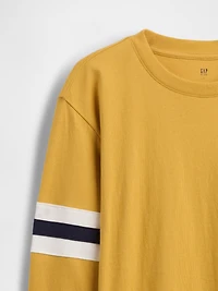 Kids Relaxed Varsity Stripe T-Shirt